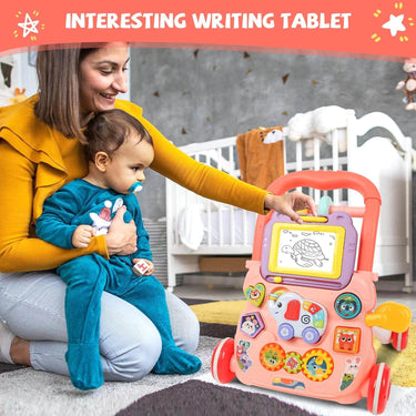 Huanger 3 In 1 Baby Activity Learning Walker